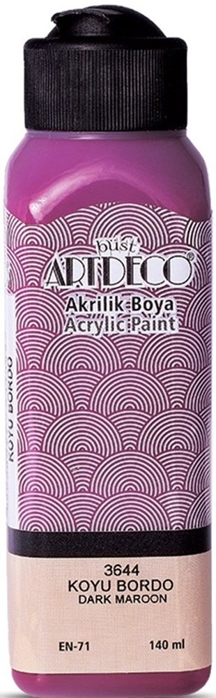 ARTDECO AKRİLİK BOYA 140 ML KOYU BORDO Y-070R-3644