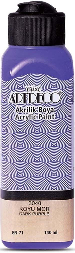 ARTDECO AKRİLİK BOYA 140 ML KOYU MOR Y-070R-3048