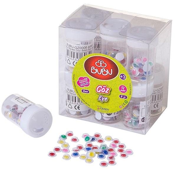 BU-BU OYNAR GÖZ RENKLİ 8 MM 8GR BUBU-GZ0006