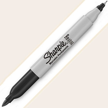 SHARPIE PERMANENT TWIN ÇİFT UÇ SİYAH 811100