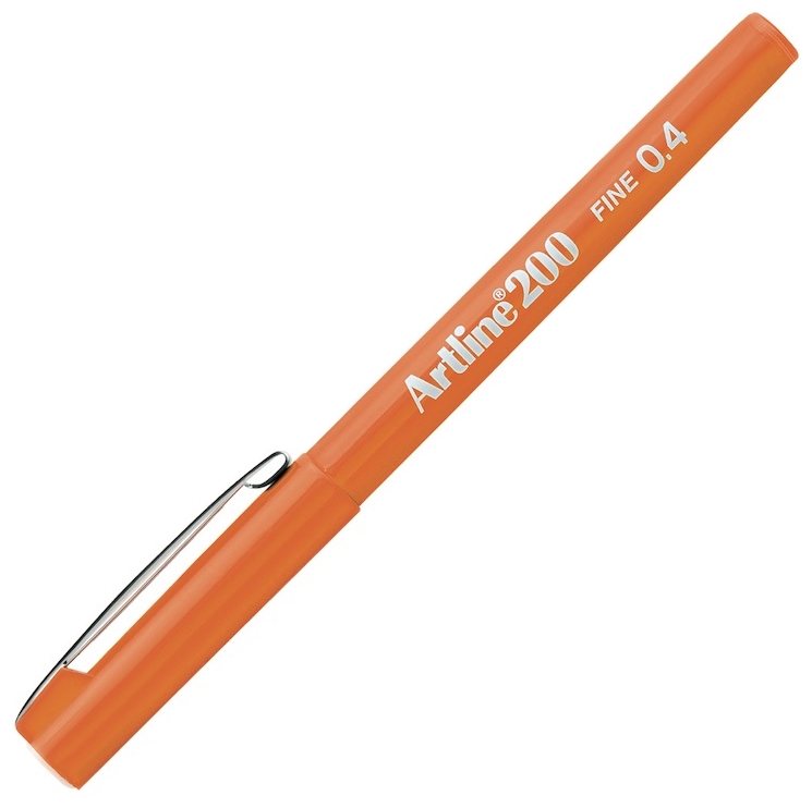 ARTLINE FINELINER KALEM FINE 200N 0.4 TURUNCU A-EK-200N ORANG