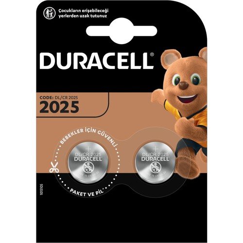 DURACELL PİL DÜĞME 3V 2 Lİ 2025