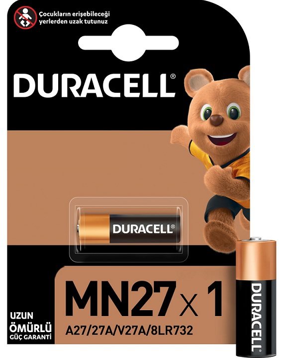 DURACELL PİL ÖZEL 12V/B TEKLİ MN27