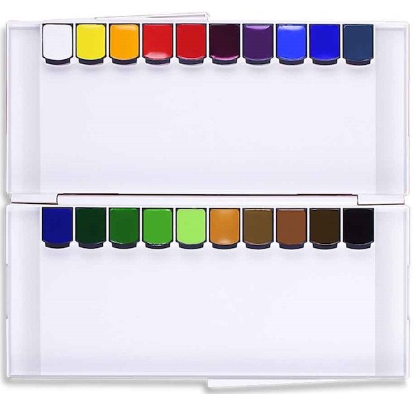 MISSION SULUBOYA SILVER TABLET PIGMENT 20 Lİ 5020