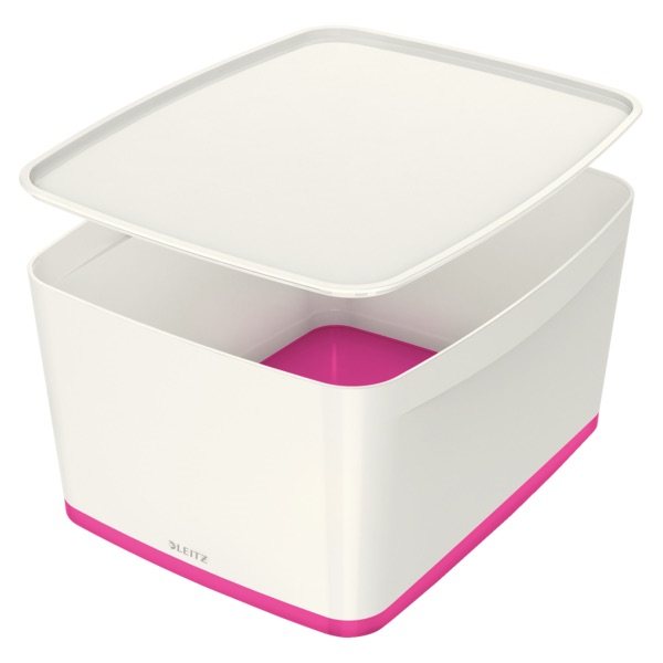 LEITZ SAKLAMA KUTUSU MYBOX GENİŞ L-5216 PEMBE