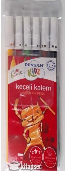 PENSAN KİDZ KEÇELİ KALEM 34000 6 RENK