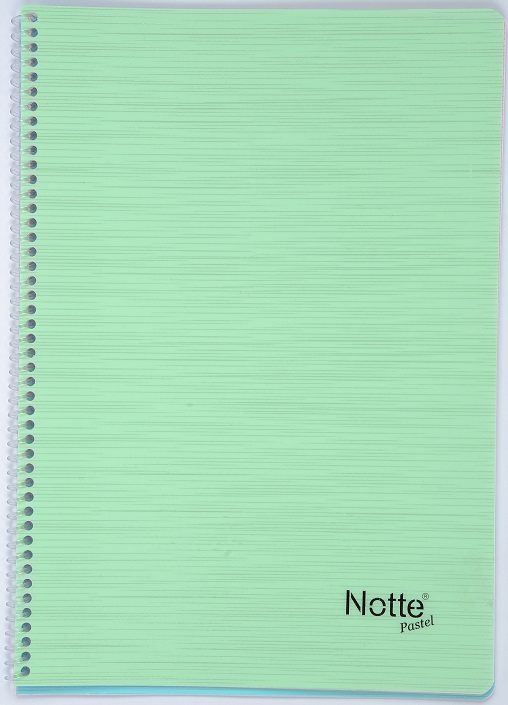 NOTTE DEFTER A4 PASTEL SPR. PP 100YP. ÇİZGİLİ 60-333