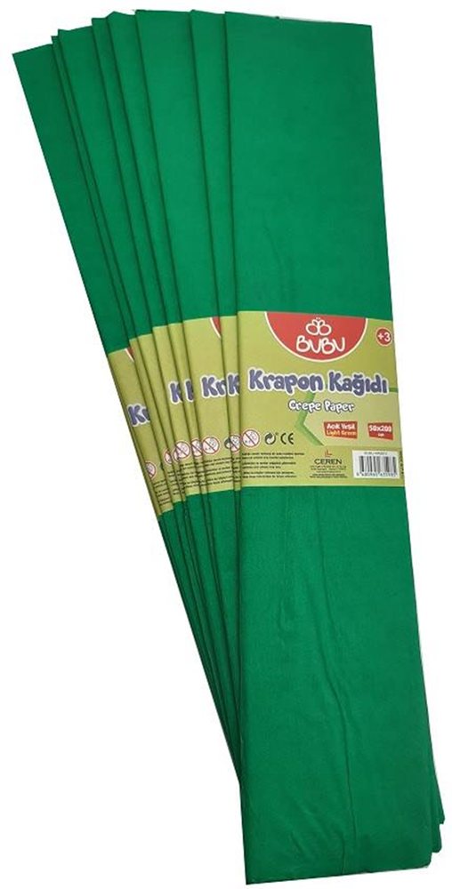 BU-BU KRAPON KAĞIDI A.YEŞİL 10 LU KR0013