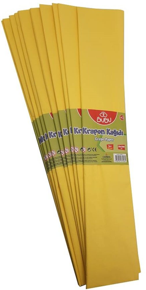 BU-BU KRAPON KAĞIDI SARI 10 LU KR0011