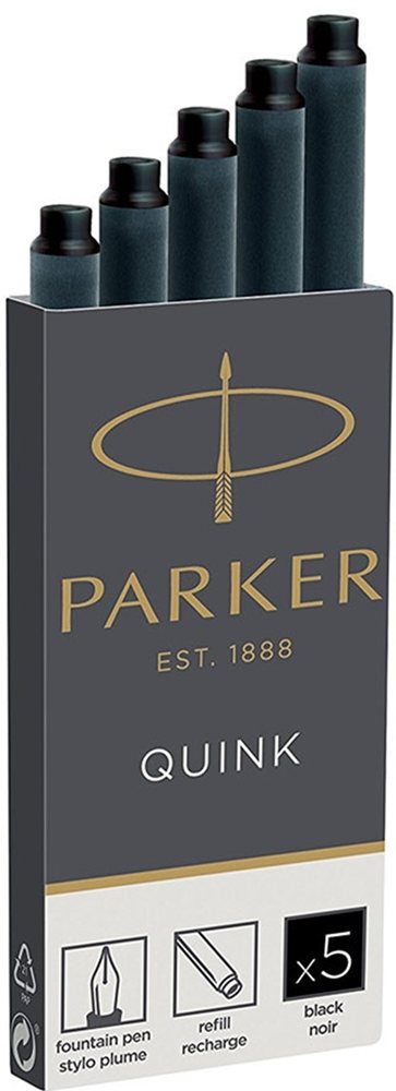 PARKER DOLMA KALEM KARTUŞU QUINK SİYAH 5 Lİ 1950382