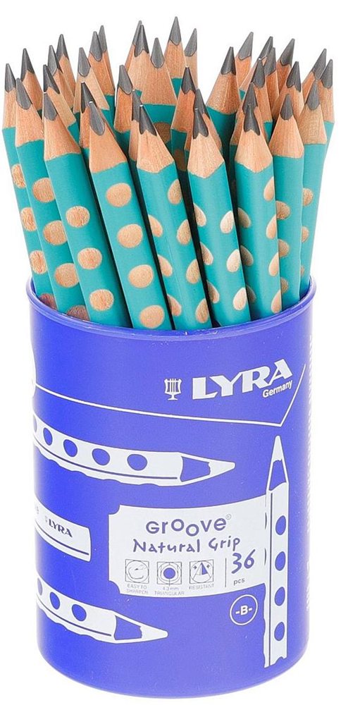 LYRA KURŞUN KALEM GROOVE B TURKUAZ KAPLAMALI 36 LI POT L1875362