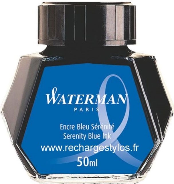WATERMAN DOLMA KALEM MÜREKKEBİ ŞİŞE MAVİ S0110720