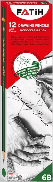 FATİH KURŞUN KALEM DERECELİ 6B 15106-15010
