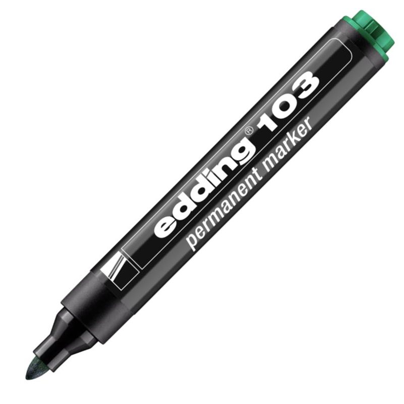EDDING PERMANENT MARKÖR YUVARLAK UÇ E-103 YEŞİL
