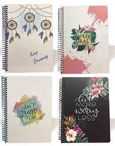 LİZ DEFTER A5 İÇİ RENKLİ SPİRALLİ 100 YP SPRA5