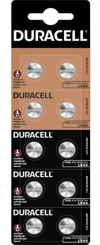 DURACELL PİL DÜĞME 1,5V 2x5 Lİ LR44 5003553