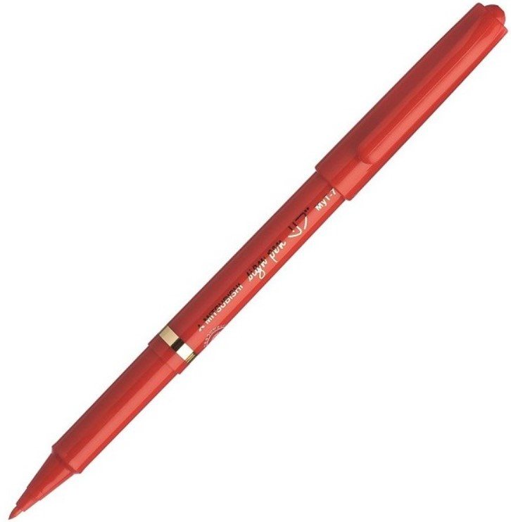 UNİ İMZA KALEMİ AKRİLİK UÇLU 1.0 KIRMIZI MYT-7