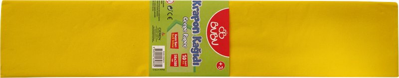 BU-BU KRAPON KAĞIDI 10'LU KOYU SARI (RLN007) BUBU-KR0015