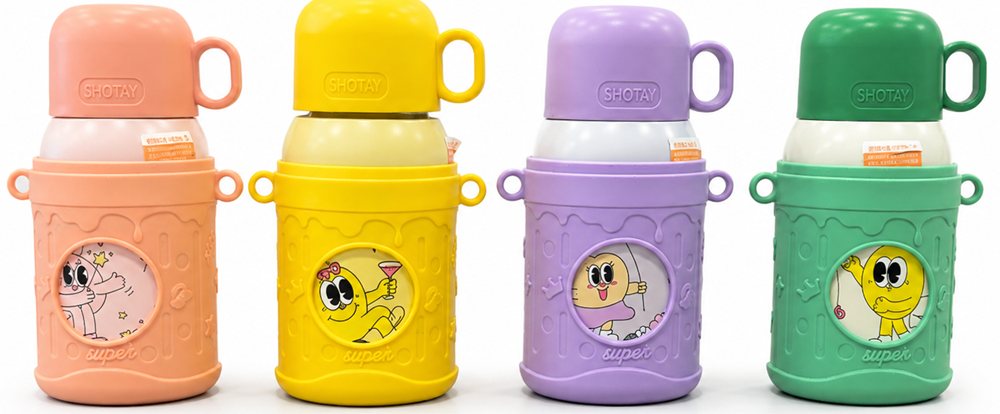 SHOTAY MATARA ÇELİK TERMOS 480 ML CARTOON (4 ASS.) SHT-ST-8817