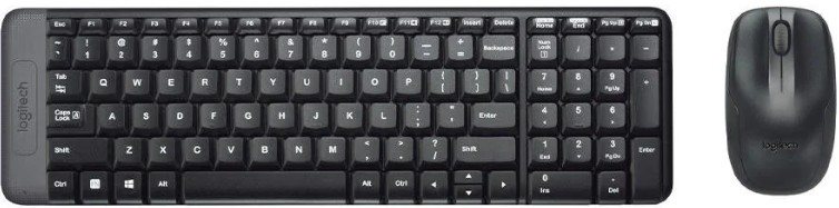 LOGITECH KLAVYE MOUSE SET MK220 KABLOSUZ SİYAH 920-003163