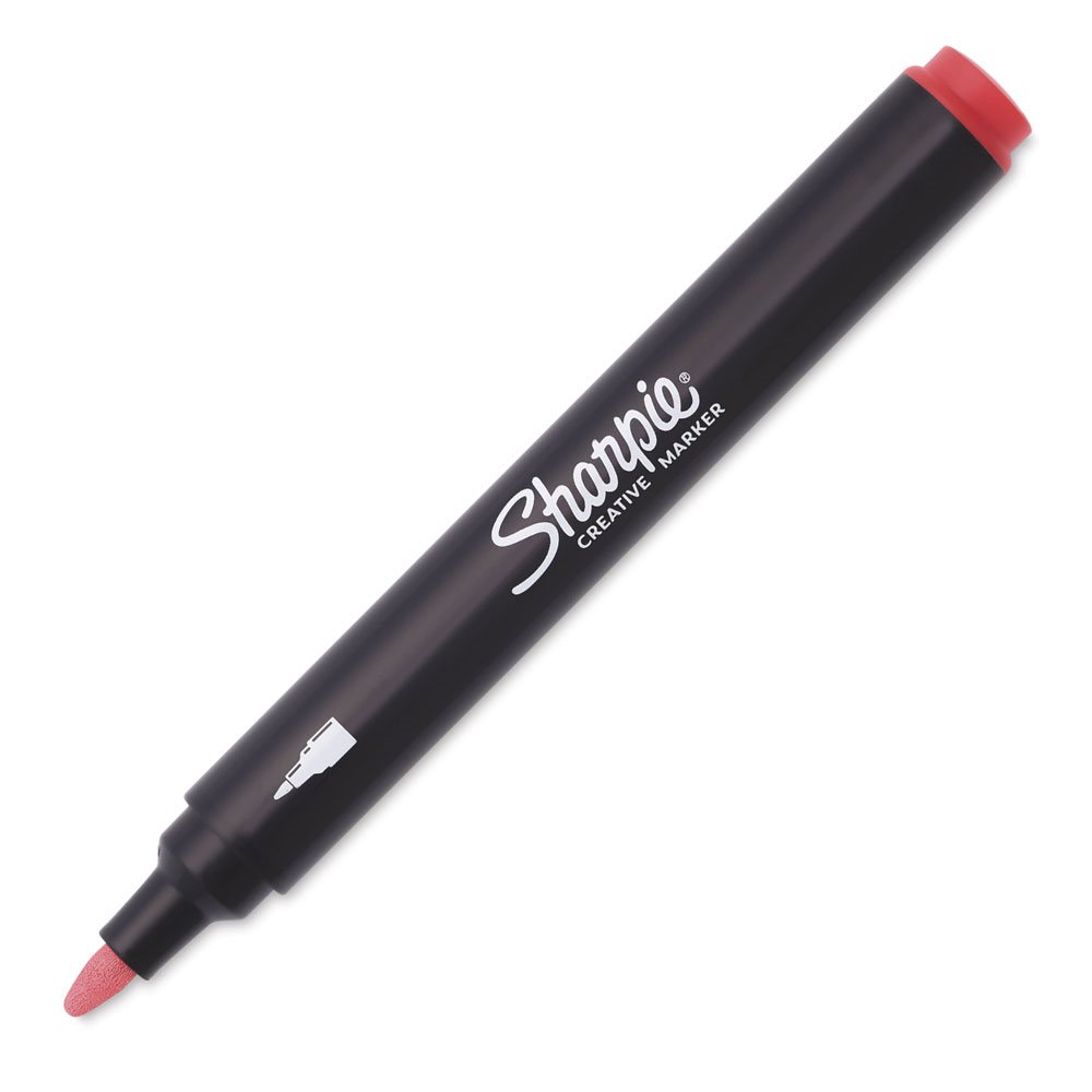 SHARPIE AKRİLİK MARKÖR YUVARLAK UÇ KIRMIZI 2218119