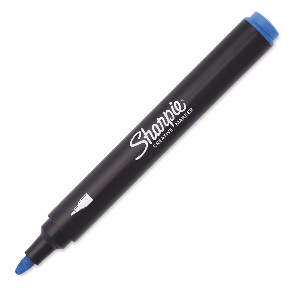 SHARPIE AKRİLİK MARKÖR YUVARLAK UÇ MAVİ 2218115