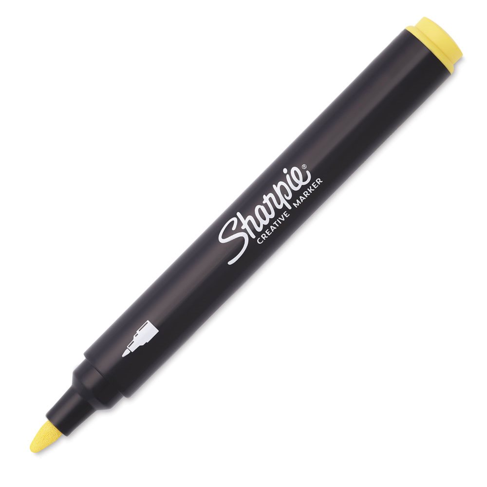 SHARPIE AKRİLİK MARKÖR YUVARLAK UÇ SARI 2218063