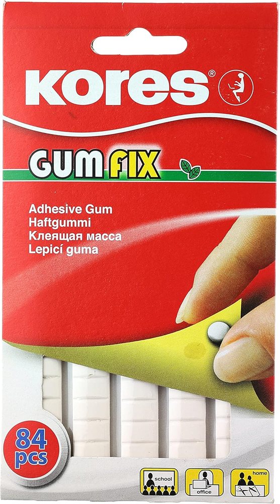 KORES YAPIŞTIRICI HAMUR TİPİ GUMFIX 50g 84 LÜ KT 31600