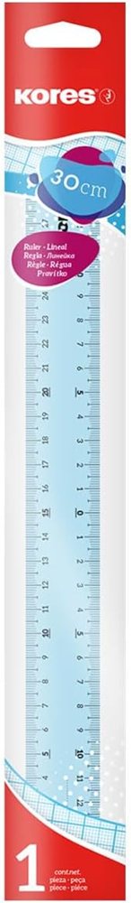 KORES CETVEL ŞEFFAF 30CM 1 AD PS 42130