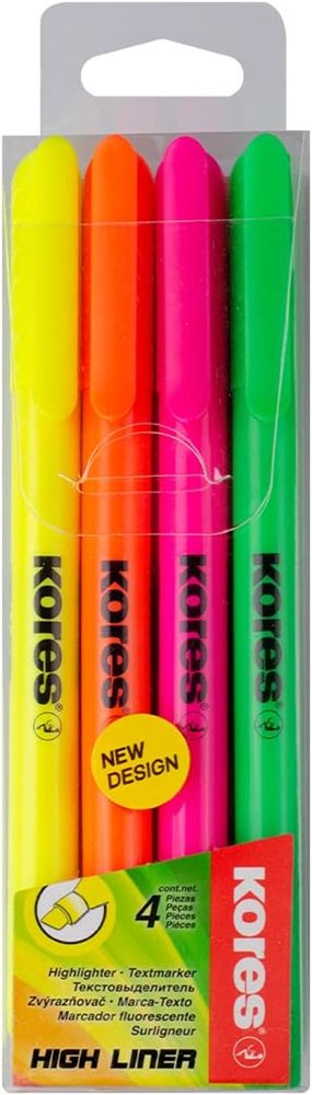 KORES HIGHLINER PLUS 3-5MM 4LÜ SET 36240