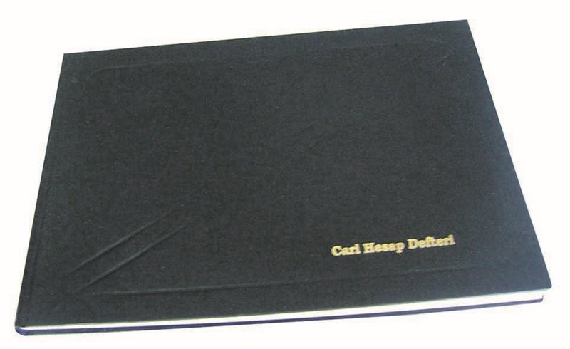 DİLMAN CARİ HESAP DEFTERİ CİLTLİ YAN 20x28 192 YP 1109