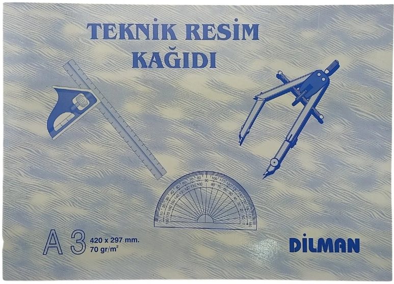 DİLMAN TEKNİK RESİM KAĞIDI A3 YATAY 30 YP 2115
