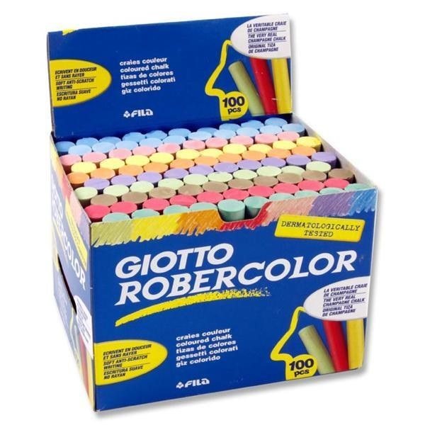 ROBERCOLOR TEBEŞİR 100 LÜ RENKLİ 539000