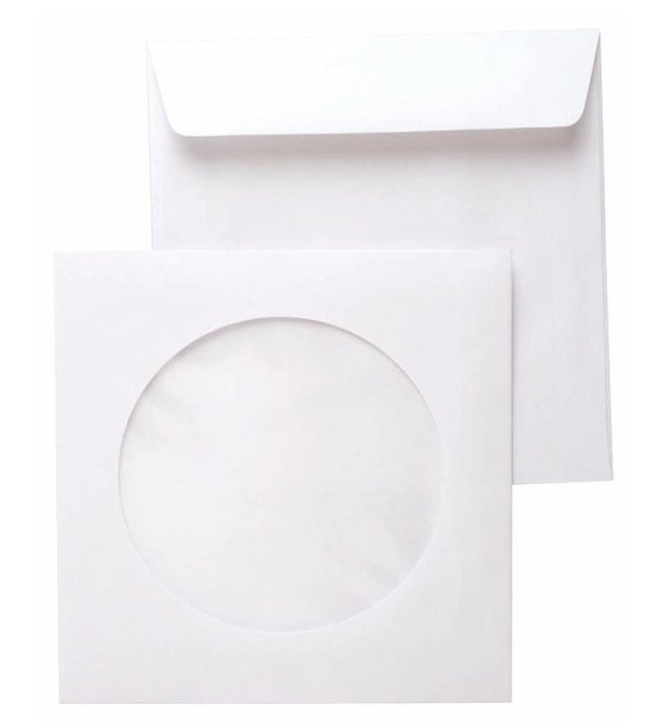 OYAL ZARF CD 12.5x12.5 90 GR BEYAZ PENCERELİ 30004104