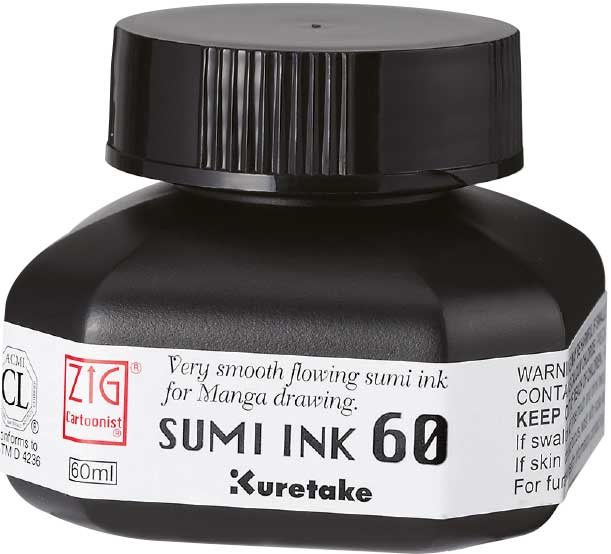 ZIG MANGAKA SUMI MÜREKKEP SİYAH 60ML CNCE103-6