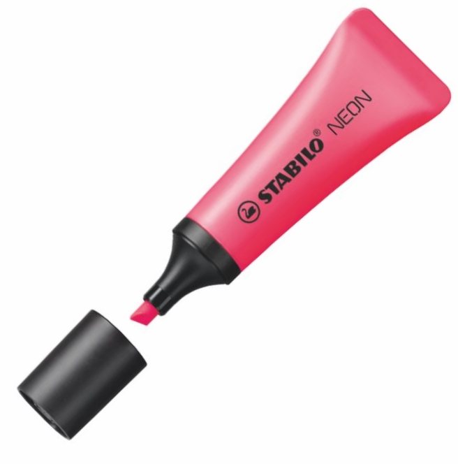 STABILO FOSFORLU KALEM NEON BOSS PEMBE 72/56